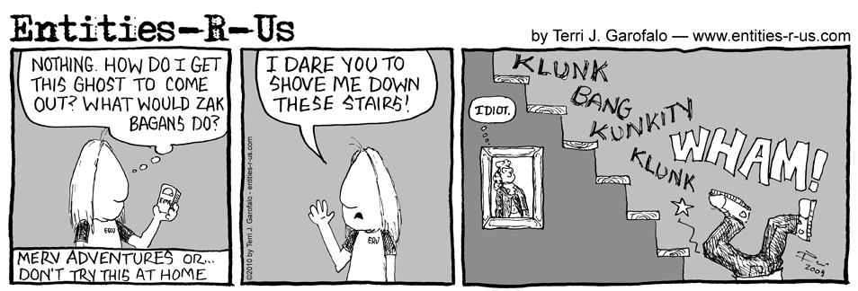 Entities-R-Us Ghost Hunter Comic - Merv Adventures Zak Bagans