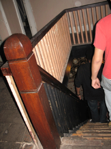 Orb above rail of landing... watchin' us?