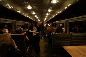 Meet and greet on the Ghost Train with Terri J. Garofalo