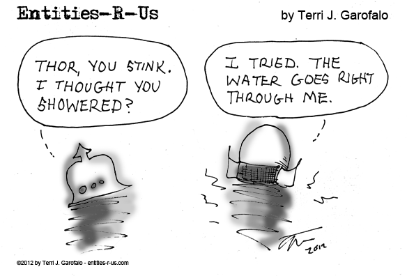 So, what happens if a ghost gets wet?