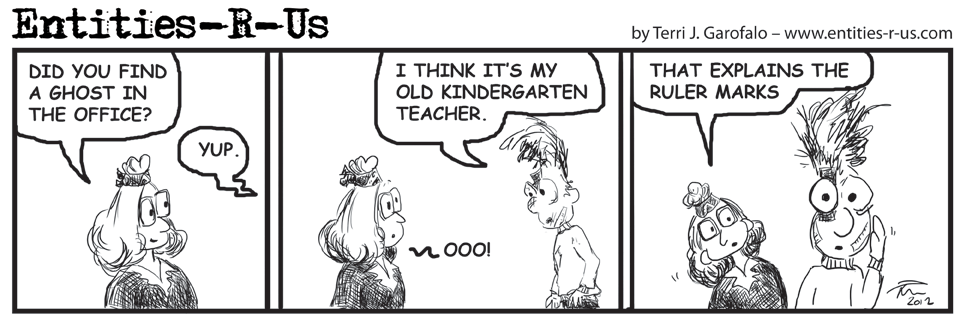 One can only imagine how bad Arno was to encourage the ghost of his teacher to haunt him...