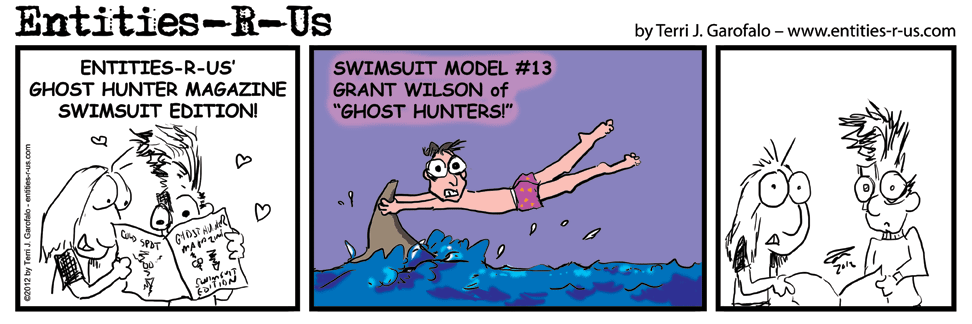 After drawing the shark in Jason's comic, I figured I would make use of it here too. 