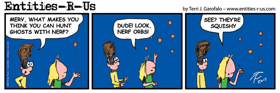 Next time you see an orb, if it's squishy, it's Nerf!